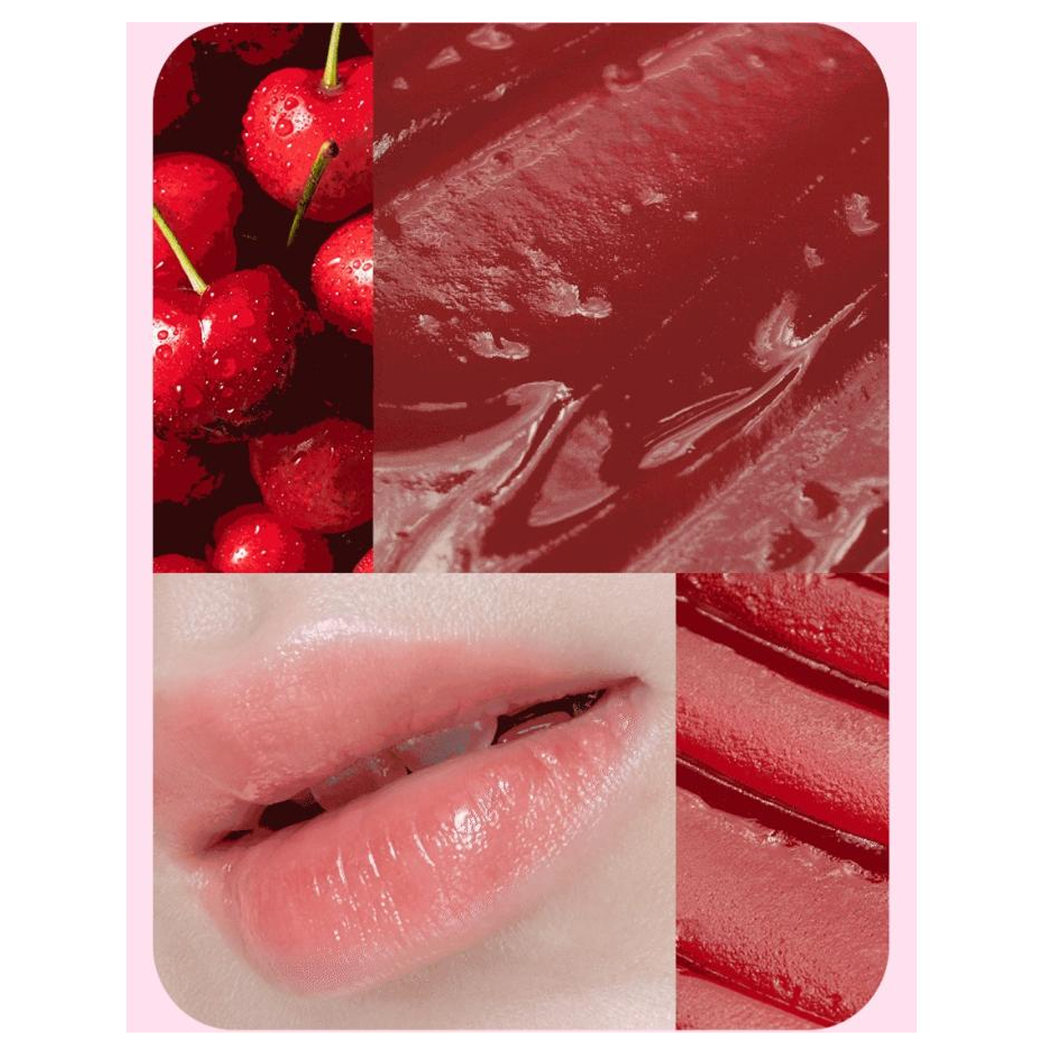 MINI BERRY LIP BALM-CHERRY (MINI BÁLSAMO LABIAL DE CEREZA)